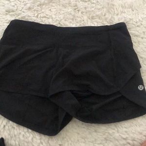 Lulu Lemon Black Athletic Shorts